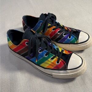 Rainbow Stripe Women's Sneakers